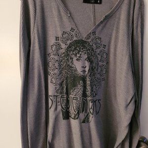 TORRID Stevie Nicks waffle knit shirt